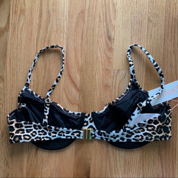 NWT MinkPink Safari Soft Cup Bikini Top L - Picture 5 of 7
